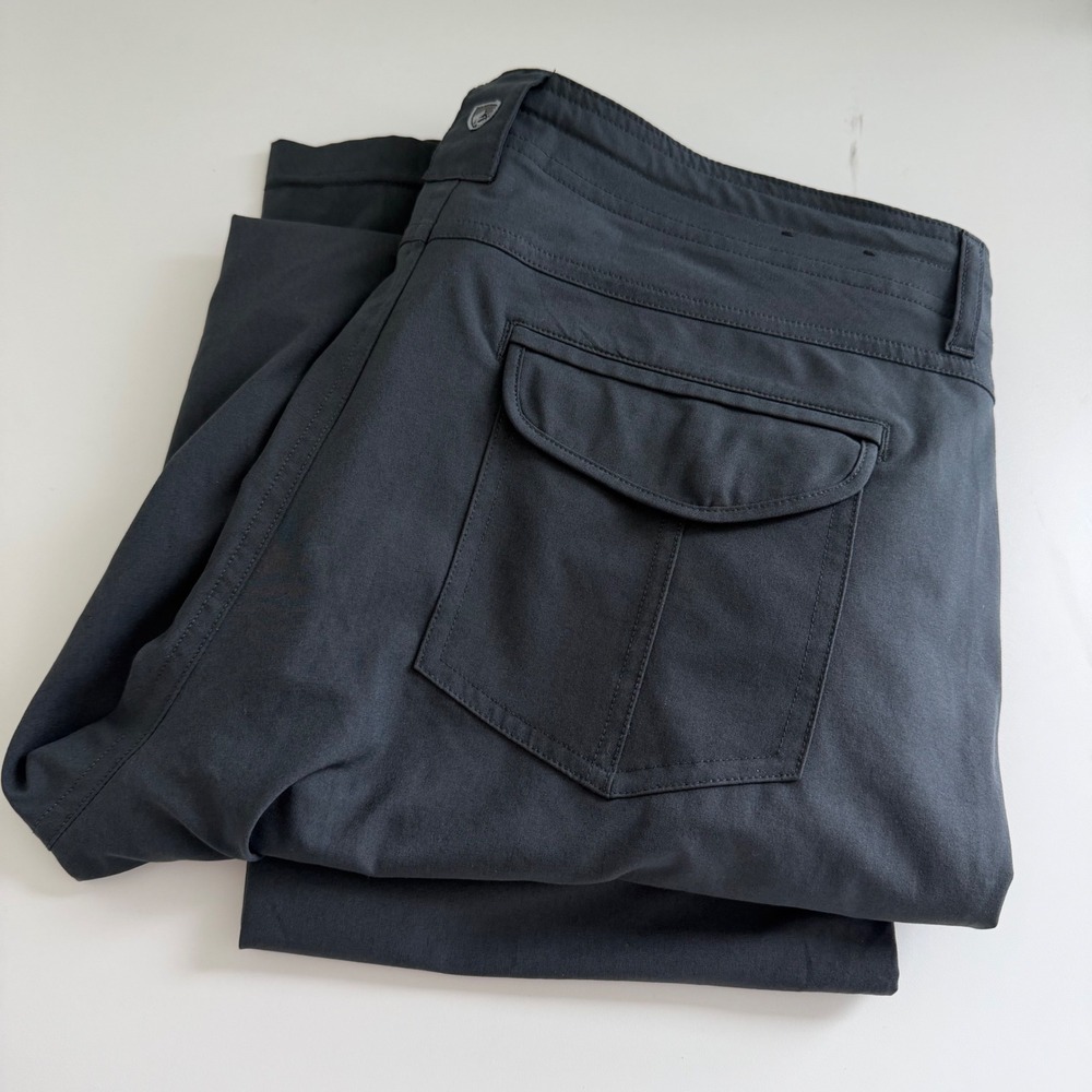 Kuhl Freeflex Roll-Up Cargo Pants Womens 12 Regular Gray Hiking Outdoor 6326